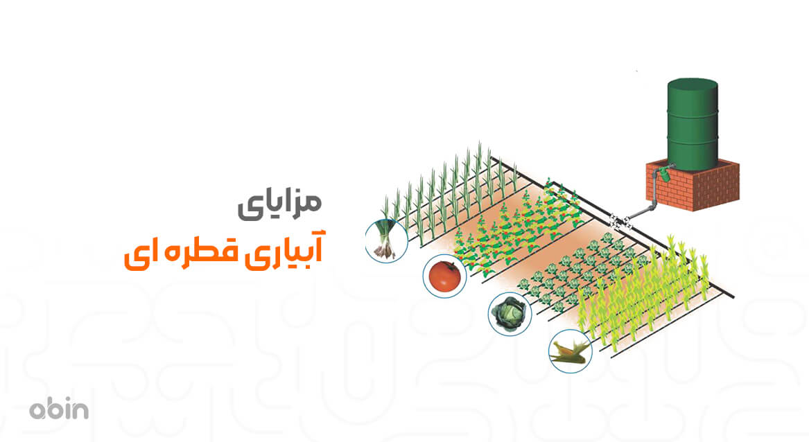 مزایای آبیاری قطره‌ای